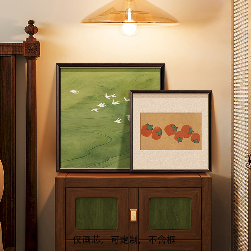 빈티지 감 캔버스 포스터 중국 스타일 행운 그림 레트로 - Korean Arts And Lifestyle 리뷰 및 가격