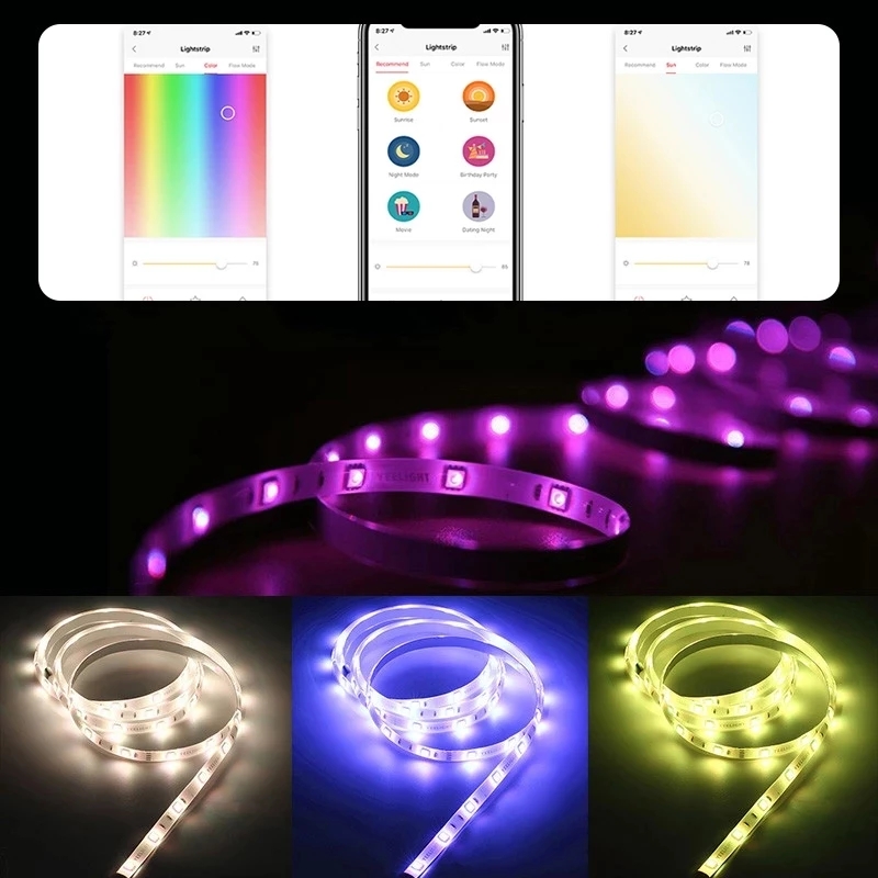 글로벌 버전 Yeelight LED 스마트 스트립 1S - Yeelight Light Lightstrip 리뷰 및 가격